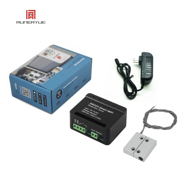 Controllo SGC01 Switch WiFi Apri porta garage Smart Controller 24V lavora con il controllo dell'app Xhouse per telefono per apri del cancello scorrevole altalena