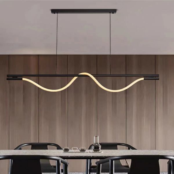 Modern Dine Dine Dining Room a sospensione Luce da soffitto per interni Lampada appesa Light Luda LED per soggiorno Lightin interno