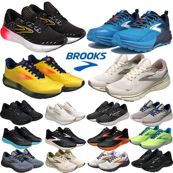 Brooks Glycerin GTS 20 Ghost 15 16 Laufschuhe für Männer Frauen Designer Sneaker Hyperion Tempo Triple Black White Yellow Herren Womens Outdoor Sporttrainer 36-45