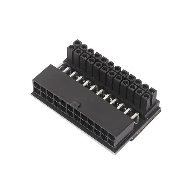 2024 ATX 24PIN ATX 90 gradi da 24 pin a 24 pin Adattatore di alimentazione Mainboard Connettori di alimentazione della scheda madre Cavi di alimentazione modulare1.Per adattatore di potenza ATX 24pin