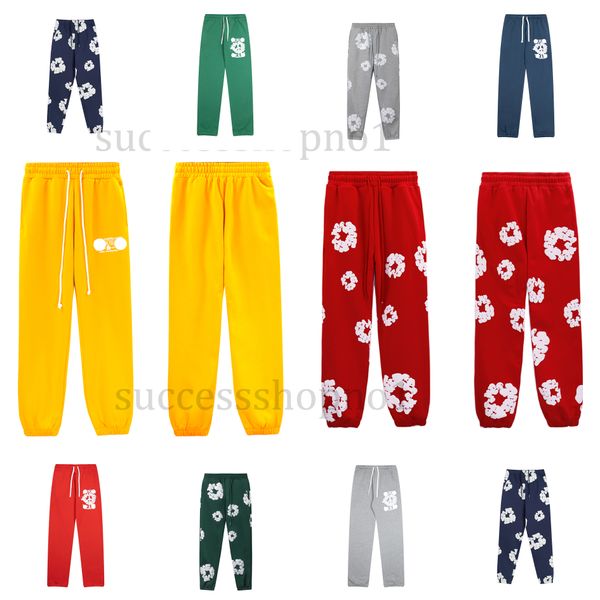 Kapok Pants Designer Pants Mens Pants Harajuku Full Kapok Foam Print Pullover Fleeme Sweat Aun