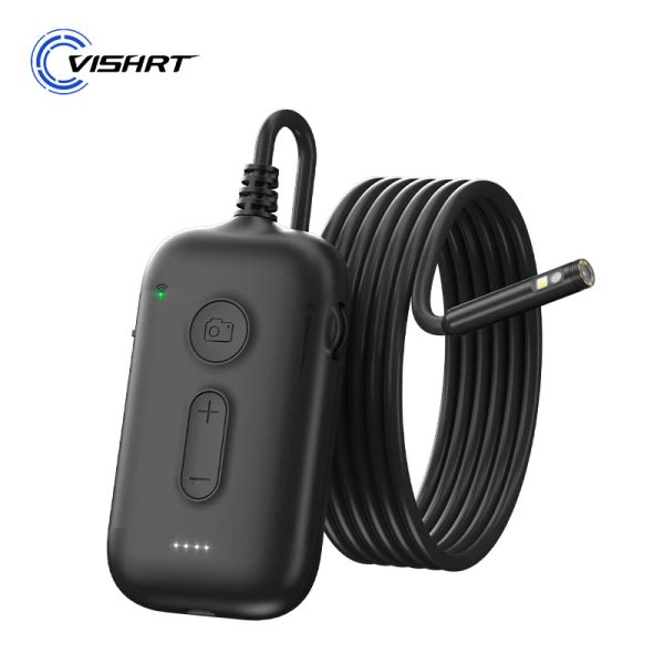 Kameras WiFi Industrial Endoscope Kamera HD1080p Dualtrips Objektiv wasserdichtes Starrkabelrohrkamera Inspektion Abwasserkanal