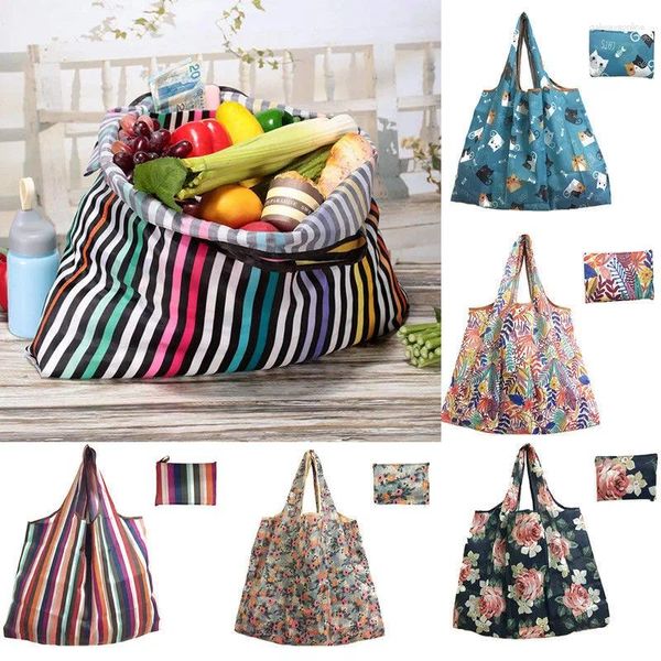 Sacolas de compras impermeabilizadas e eco de viagem eco -travel bolsa de bolsa de ombro de viagem bolsa