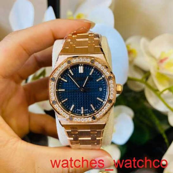 AP Racing Arms Watch Womens Royal Oak Serie 77451or Automatische Maschinerie 18K Roségold Diamond Fashion Watch