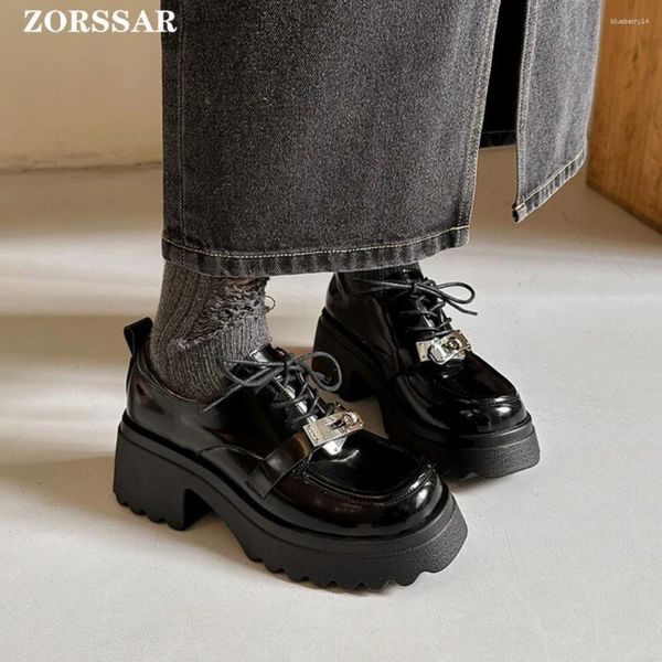 Lässige Schuhe Uniform Schuh kleine Leder weibliche britische Mädchen japanische wilde schwarze retro mary jane lolita plattform niedrige ferse