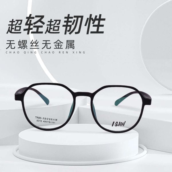 Os novos óculos de versão coreana estão na moda e na moda com um rosto nu que pode ser facilmente parecido com os quadros de óculos para mulheres menti aqui Sn OS Crewp Rison