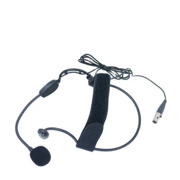Microfones PGA31 Cardioid Headset Condenser Microfone 4pin Bloqueio para Shure Wireless Beltpack Classic Headmouged