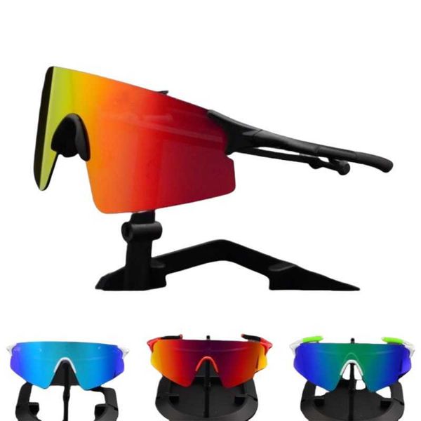 OK 9454 На открытом воздухе беговые спортивные солнцезащитные очки для мужчин дизайнерские бренды против UV Sunglasses Ultra Light Большие рамы езды на езде горячих распродажа