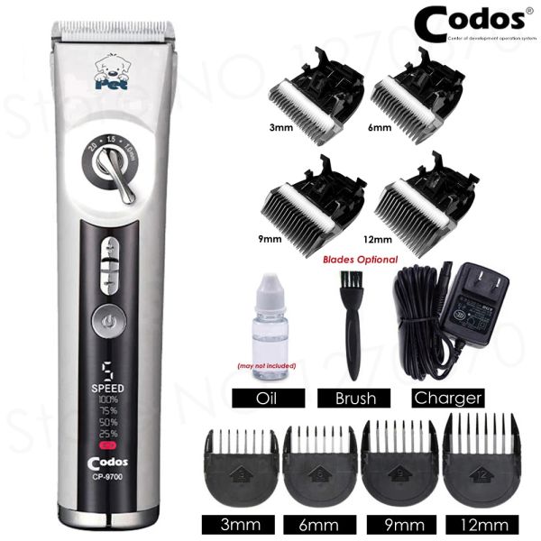 Clippers CODOS CP9700 CANCHI CANCHI ANIMALI PROFESSIONI ANIMALI PRESENTATORE TRIMMER SHAVER CATTO ELETTRICO MACCHIO DI CAPIO