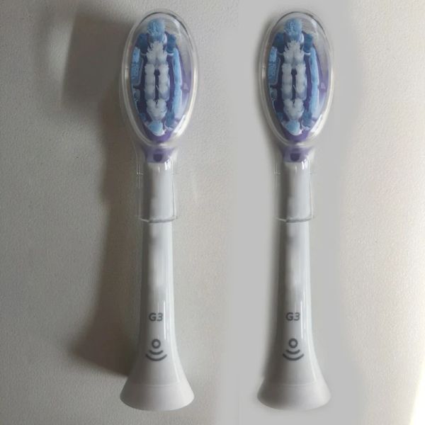 Cabeças 2pcs substituição de dentes elétricos cabeças HX9924 HX9954 HX9984 PHILIPS SONICARE G3 Premium Gum Cuidador Peças de limpeza