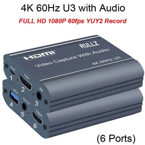 Lente 4K Video Capture Card HDMI Capture Cart