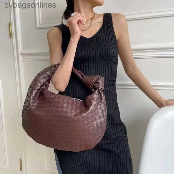 Trendy Original Bottegs Venets Brand -Taschen für Frauen gewebter Tasche Neue Typ Handtasche große Kapazität Knotted Handtasche Wolkenhornknödel Dumplings Bags mit 1to1 Logo