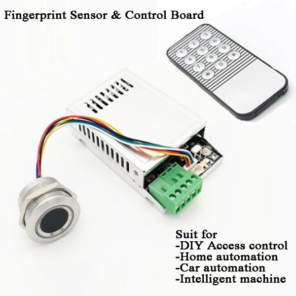 Controllo 1030V Modulo di impronta digitale biometrica Modulo Controllo Relay Output 300 Utenti Accesso di accesso fai -da -te Automazione della casa Smart Home