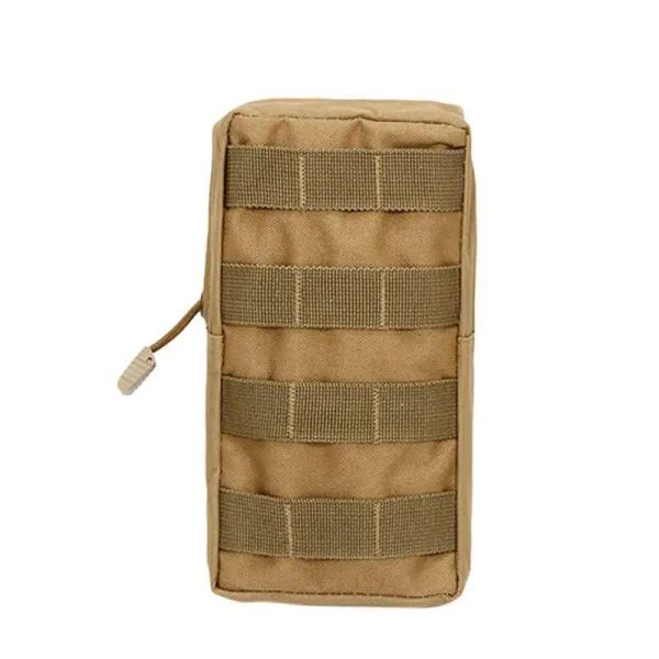 Paketler Açık Taktik Molle Bel Çantası 600D Oxford Khaki Askeri Depolama Fanny Pack Avcılık Sırt Çantası Taktik Yelek Ek