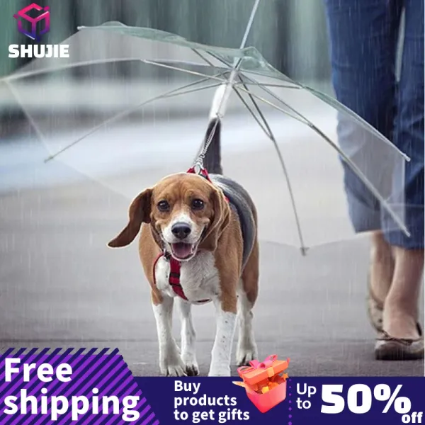 Capatos de chuva 2022 New Pet Umbrella Moedsh Crela à prova de neve da chuva Crela para cães para cães pequenos guarda -chuva de cachorrinho ajustável