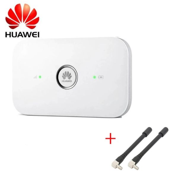 Roteadores desbloqueados huawei e5573 e5573s320 cat4 150mbps sem fio móvel mifi roteador wifi + 2pcs antena pk mf90 r215 e5577