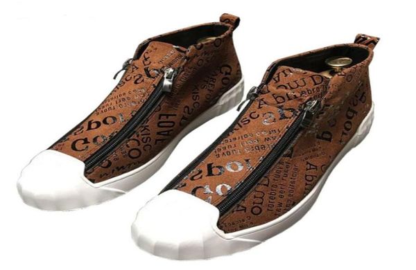 Hightop Sport Loafers Shoes men039s Boots Luxury Brand Brand Totem Street Men Sneakers Sneakers Fashion Party Troder Lose L69853233