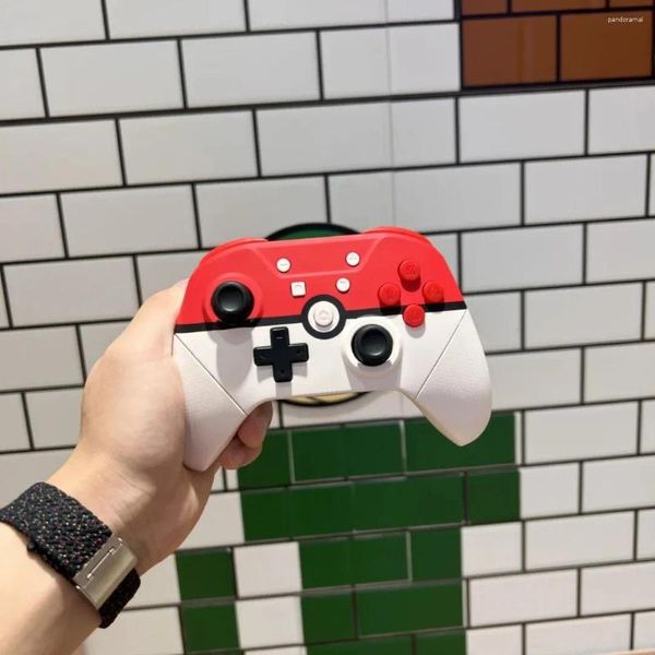 Oyun Denetleyicileri Aolion Elf Ball Switch Pro Kablosuz Gamepad NFC Bluetooth Titreşim Joystick NS Steam için Tam Fonksiyon Tutucu Kontrolör