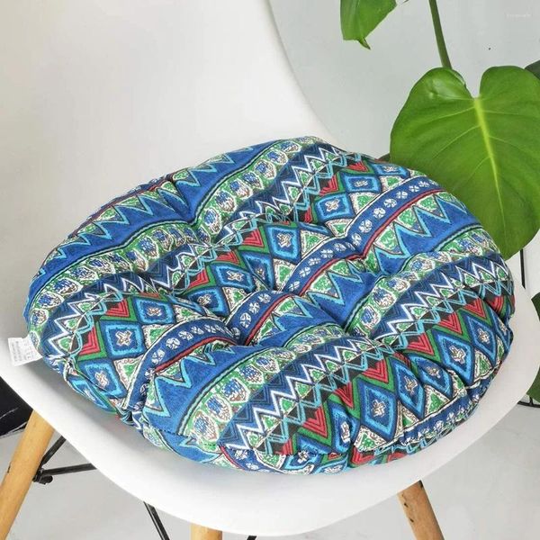 Cuscino inyahome cotone lino di cotone bohémien yoga mandala meditazione pouf tatami cuscini per pavimenti per soggiorno adulti bambini lettura