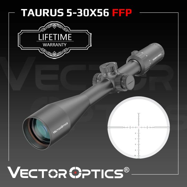 Scopi Vector Optics Taurus 530x56 Primo piano focale Focale Tactical Tactical Reticolo Reticolo di alta qualità Ambito da caccia a lungo raggio
