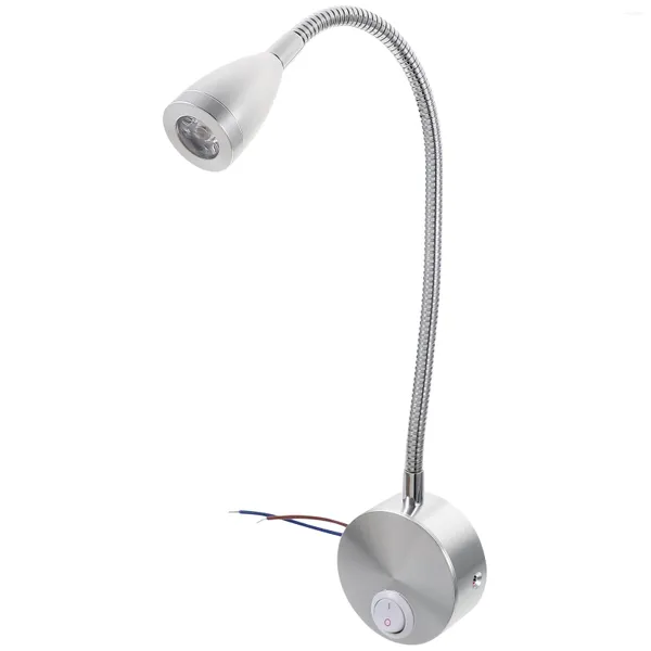 Lampada a parete AC 85-265V 3W 360 gradi a LED LED LED LETTURA LETTURA LETTURA CONTRUTTO (BIANCO CALDO)