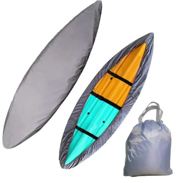 Acessórios para barcos de pesca Patdle Board Poeira Tampa de caiaque à prova d'água 420d Oxford Storage Sunblock Shield