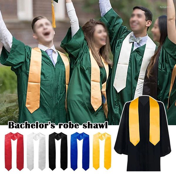 Decorazione per feste 1pc Laurea unisex Stola Sash con trim Tasto per uomini per uomini