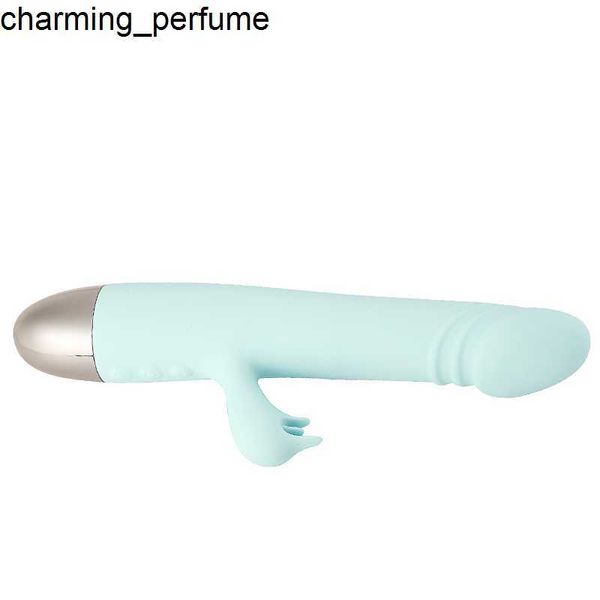 2024 bacchetta vibratore per g spot vagina figa di coniglio vibratore vibratore USB Potenza impermeabile massaggio a doppia testa donna per adulti