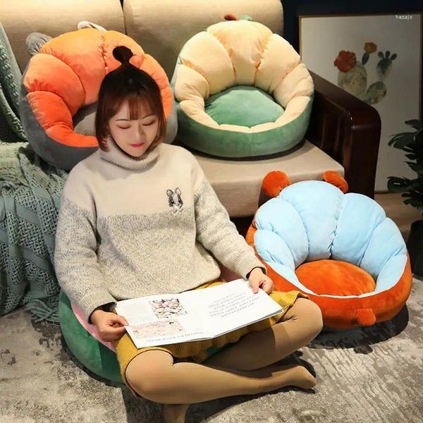 Kisseniner in japanischer Stil kreativer Tatami Futon Haushalt fauler lässiges Rückenlehne Sofa Schlafzimmer Bucht Fenster Runde Lesestuhl