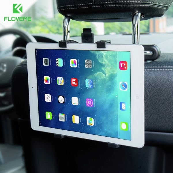Stands FLOVEME 711 '' Universal Auto Car Tablet Holder para iPad Pro 11 Mini 1 2 3 4 5 Air 2 Stand Car Back Seat Headrest Mount Holder