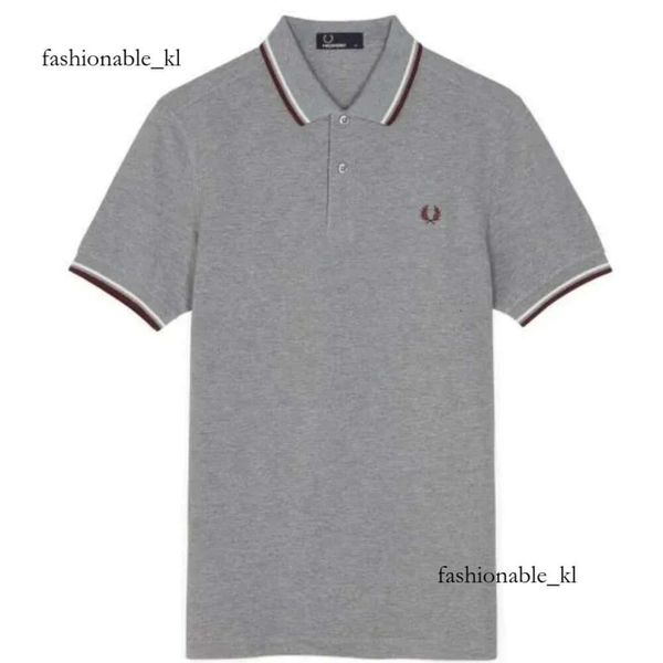 Freds Perry Mens Basic Polo Рубашка дизайнерская рубашка бизнес бизнес роскошный вышитый логотип Mens Tees с короткими рукавами Top 922