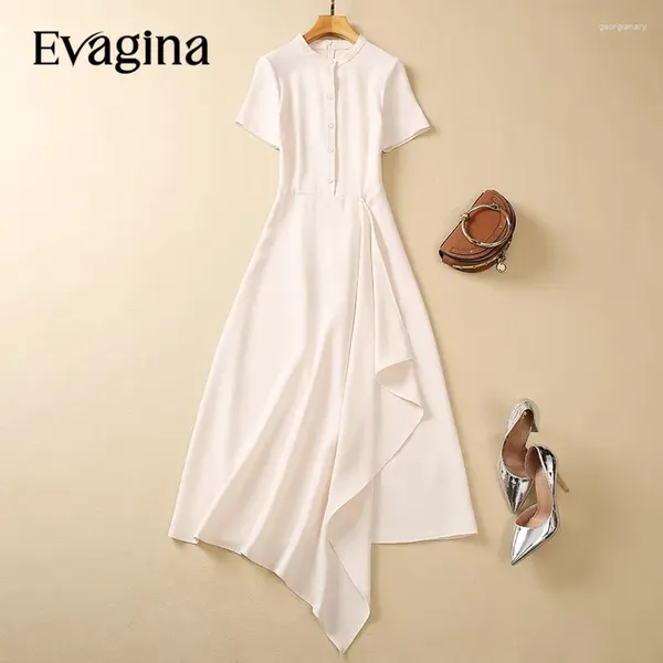 Вечеринка платья Evagina Fashion Женская круглая шея с коротки