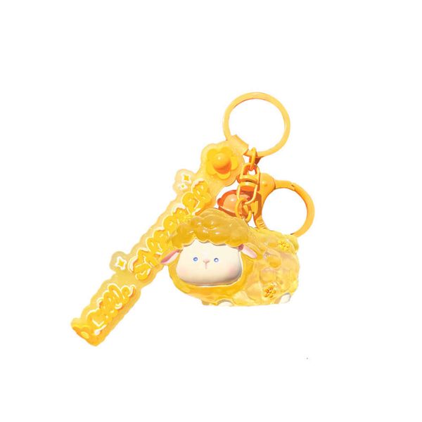 New Ranch Sheep Pendant Traslucente Cine Cine Case Key Chain Resin Boutique Torychain