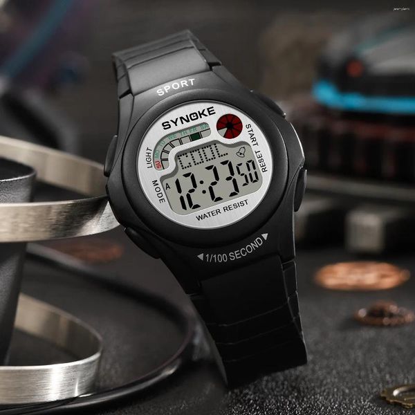 Armbanduhr Synoke Digital Männer beobachten Militärsport wasserdichte elektronische Uhren Chronograph Datum Week Herren Uhr Reloj Hombre