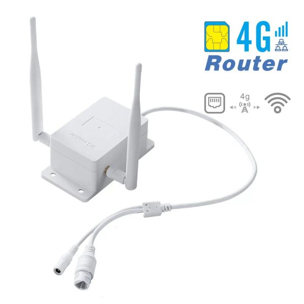 Routers Portable 4G CPE 4G Router SIM -карта Wi -Fi Modem Hotspot Tdd Fdd Lte Wi -Fi Router WAN/LAN PORT RJ45 Двойные внешние антенны 3G Router