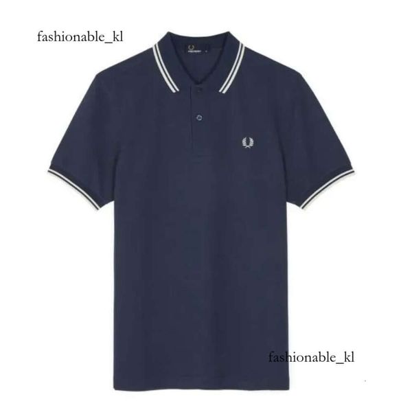 Fred Perrys Mens Basic Polo Рубашка Дизайнерская рубашка Business Polo роскошные вышитые логотип Mens Tees с короткими рукавами Top 241