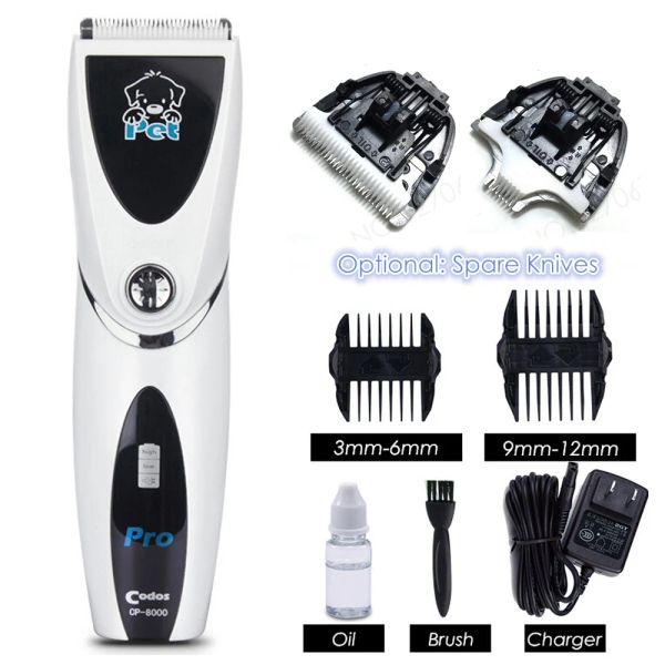 Clippers CODOS CP8000 CATTO PROFESSIONE CATTO CAPO TRIMMER PAZIONE ELETTRICA PAZIONE PEETTO A PACCOLA A PET A PET RICARICABILI CHE CROPATO