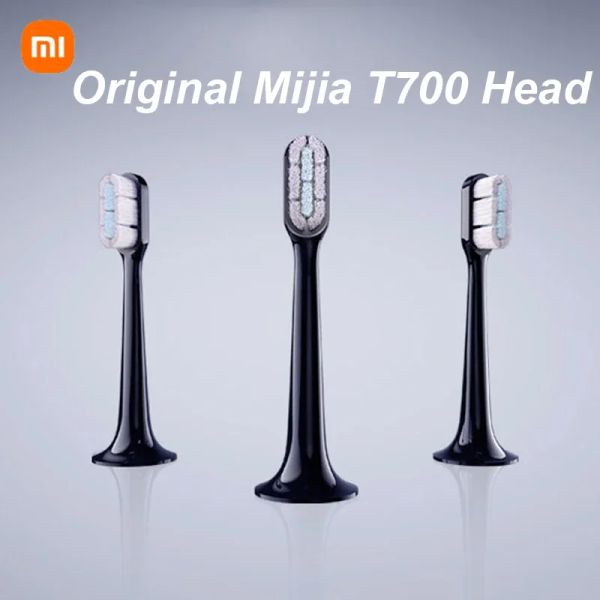 Cabeças originais Mijia Sonic Electric Toothbrush T700 Cabeça Universal 2pcs Highdnsity Brush Head Teethbrush Heads de substituição