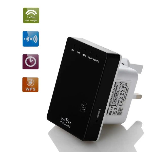 Router da 300 mbps wireless wifi mini router a lungo range repeater booster amplificier LAN AP Client Bridge IEEE 802.11b/G/N