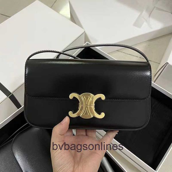 Дизайнерская сумка высокого класса для женщин Celli Calf Кожаный аппаратный аппаратный черный кожаная коробка Box Bag Сумка для одно плеч