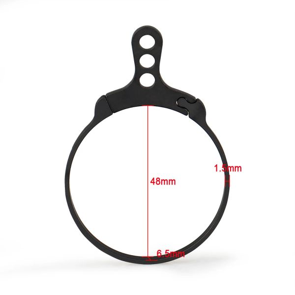 Scopes Tüfek Kapsamı Anahtarı Görünüm Atma Kapı Kapsam Montajı 48mm Dış Mekan Avı HK330132D için Tüfekler için Vertex