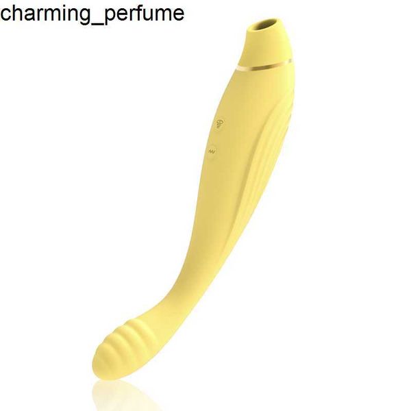 VNYs beliebte weibliche 10 -Geschwindigkeits -Saugen -Doppelkopf -Vibrator Smart Vibrator Orgasmisch erotische Tauchei Masturbation Spielzeug