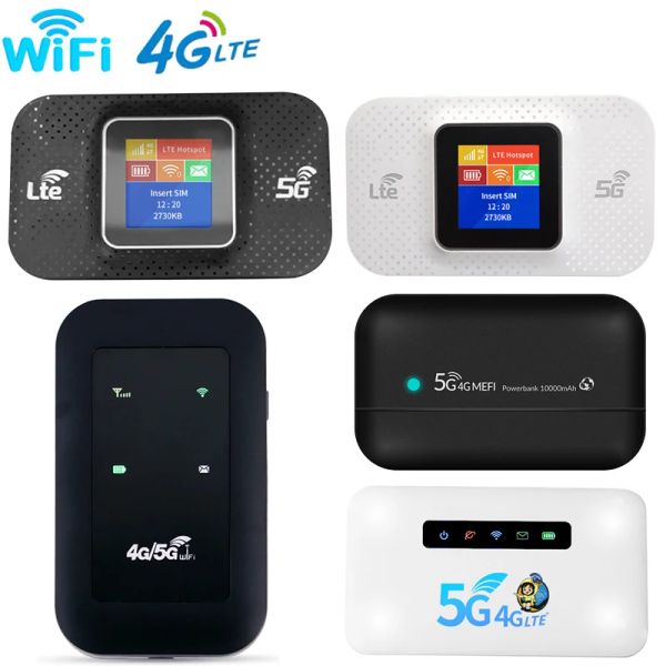 Roteadores 4G LTE WiFi Router Portable Mobile Wi -Fi Router com função moderna 150Mbps SIM CARD CARD