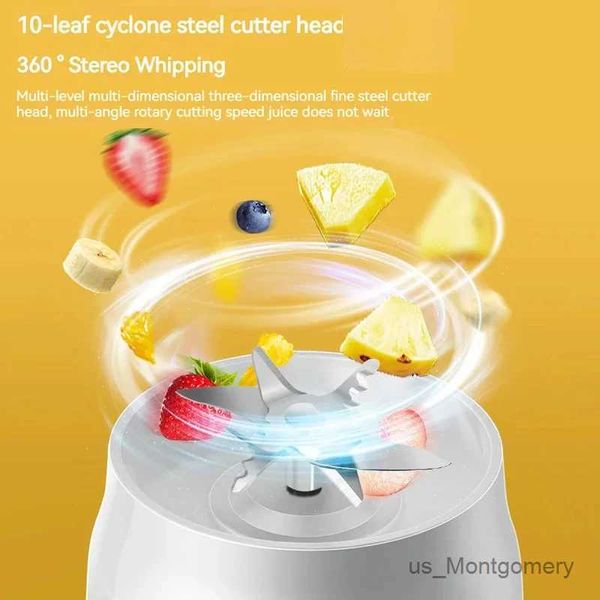 Соковыжилки 450 мл портативного блендероусба Rechargeablesmall Baby Auxiliary Food Mixer Matcherecrecemer для коктейлей для коктейлей для кухни