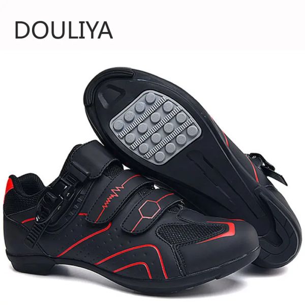 Ayakkabı Douliya Yaz Kilitsiz Bisiklet Ayakkabı Düz ​​Pedal Ayakkabıları Erkek Bisiklet Kesme Sneaker MTB Bisiklet Bisikleti Kadın Kapalı Botlar 3647