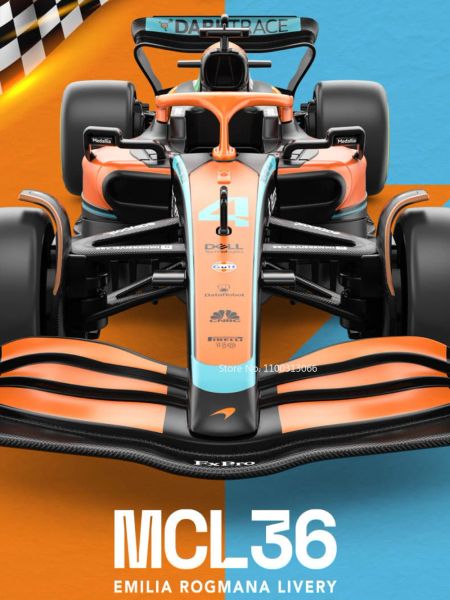 Автомобиль 1:24 McLaren F1 MCL36 Сплав сплай
