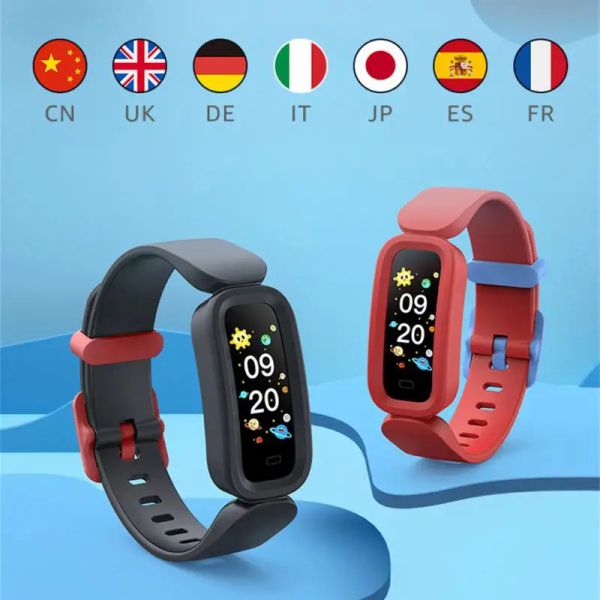 Armbänder Neues Produkt S90 Smart Armband Kinder Wecker Lernen Herzfrequenz Schlafüberwachung Bluetooth Sport -Schrittzählerarmband