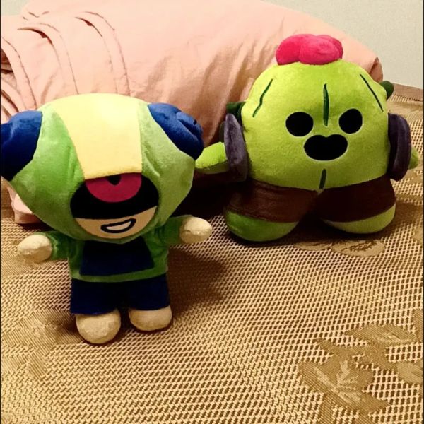 Bambole coc da 25 cm peluche Supercell Leon Spike Cotton Pillow Bamboli dei personaggi del gioco Regalo periferico per bambini Clash of Clans