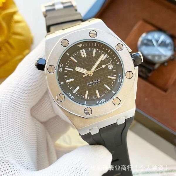 Neue Aijia Vollautomatische transparente Matte Shell Royal Business Sports Maschinen Herrenuhr