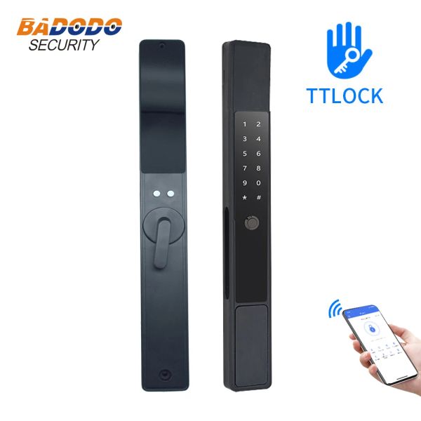 Управление водонепроницаемым приложением ttlock Smart Finger Passhint Password Automatic Lock для наружного толчка раздвижная дверь 8525 8530 8540 8550 Mortise